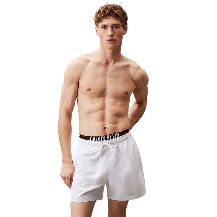 Costume a pantaloncino corti con fascia in vita doppia da uomo - Intense Power Calvin Klein | KM0KM01093YCD